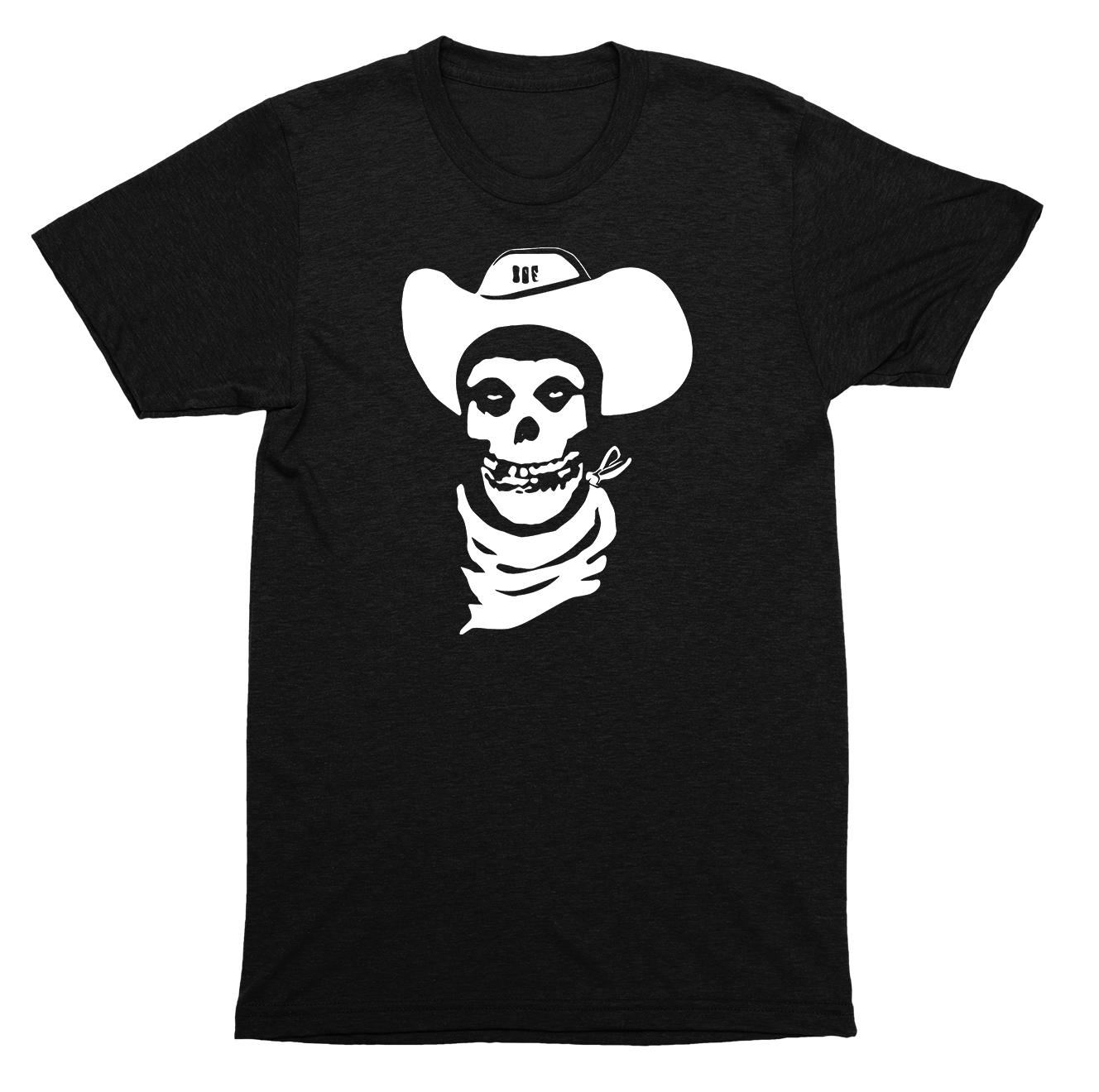 Misfits Crimson Ghost Cowboy Skull Bandana Western Punk Rock SHIRT