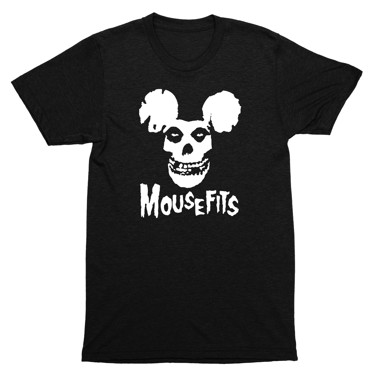 Mousefits Mickey Mouse Parody Misfits Crimson Ghost Punk Rock Graphic SHIRT