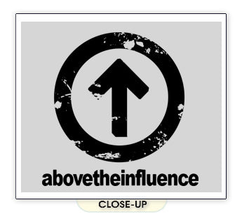 Above the Influence Hoodie – Drug-Free Straight Edge GB Pullover