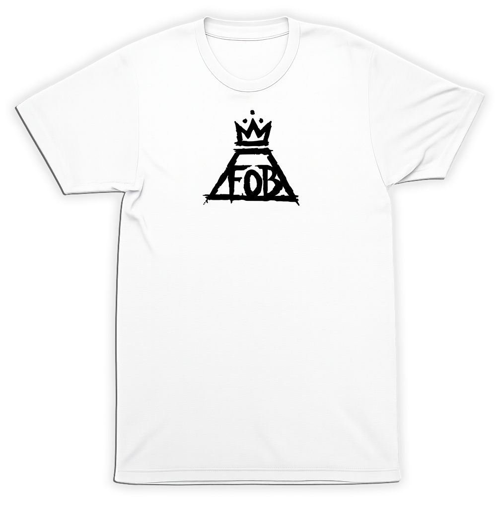 Fall Out Boy Mountain Crown Graphic T-Shirt – Pop Punk Rock Band Merch