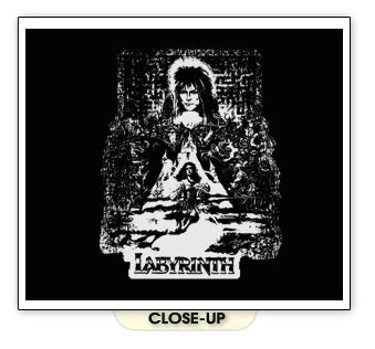Labyrinth Montage T-Shirt – David Bowie Retro Vintage Movie Tee