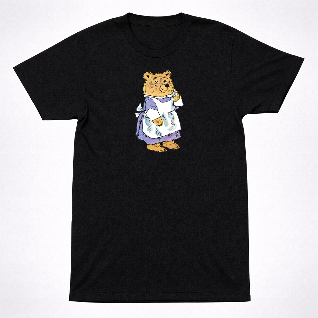 Richard Scarry Mother Bear Shirt Kids Book Character Cartoon Vintage Tee