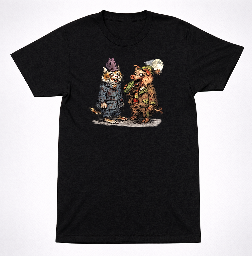 Horror Sam Dudley Shirt Richard Scarry Creepy Kids Book Character Retro Tee