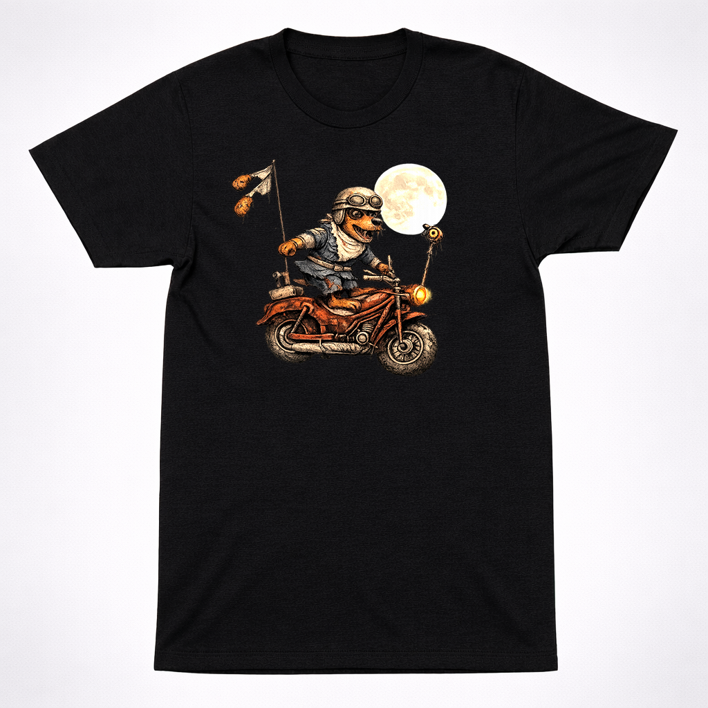Horror Sergeant Murphy Motorcycle Shirt Richard Scarry Creepy Kids Book Tee