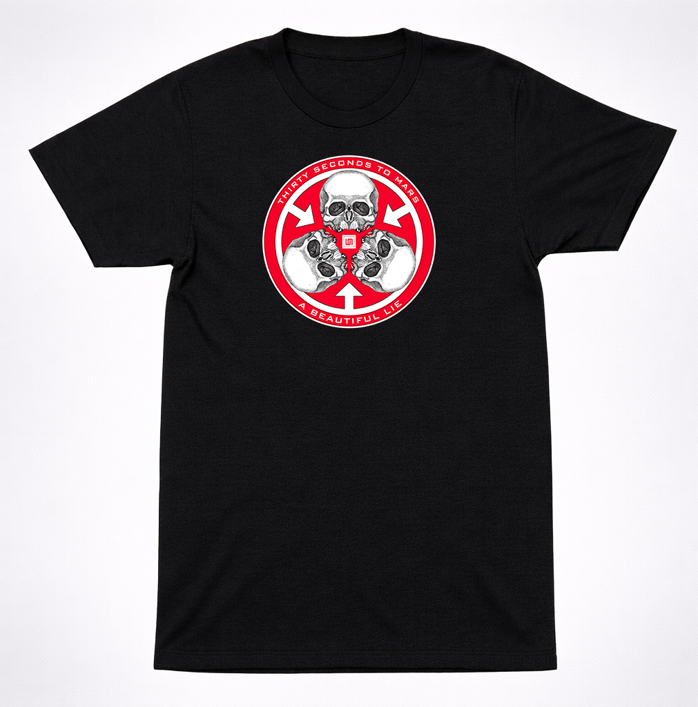 Thirty Seconds to Mars Logo T-Shirt – A Beautiful Lie Rock Band Tee Black
