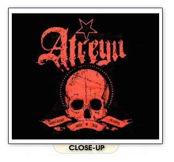 ATREYU SKULL metal hardcore hxc concert rock BR SHIRT