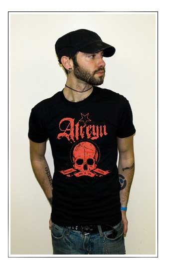 ATREYU SKULL metal hardcore hxc concert rock BR SHIRT