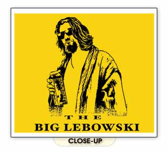 THE BIG LEBOWSKI film movie dude indie emo hip YB SHIRT