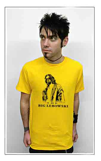 THE BIG LEBOWSKI film movie dude indie emo hip YB SHIRT