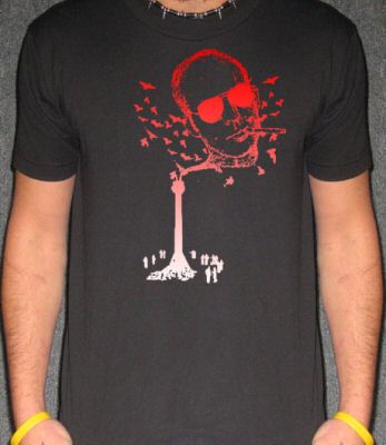 Hunter S. Thompson – Fear and Loathing Vintage Bong T-Shirt