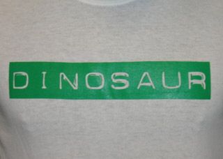 DINOSAUR TEXT trex t-rex jurassic park retro WG SHIRT