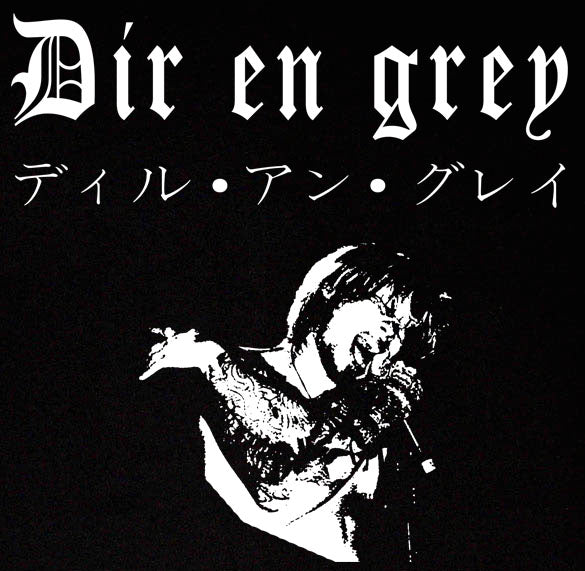 DIR EN GREY MICROPHONE visual kei band j-rock BW SHIRT