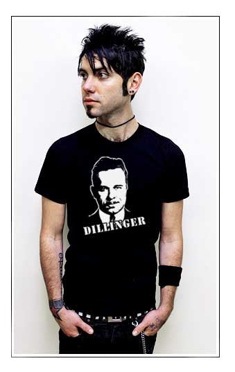 JOHN DILLINGER gangster bank robber retro crime SHIRT