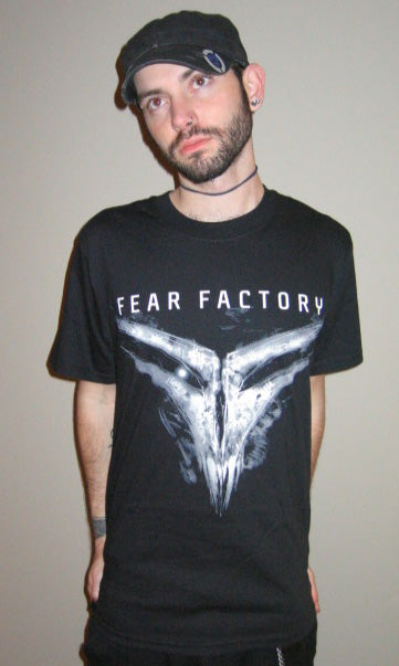 FEAR FACTORY metal concert band roadrunner nu BW SHIRT