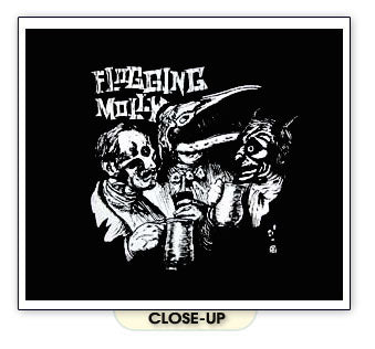 FLOGGING MOLLY DEVIL celtic punk folk band new BW SHIRT