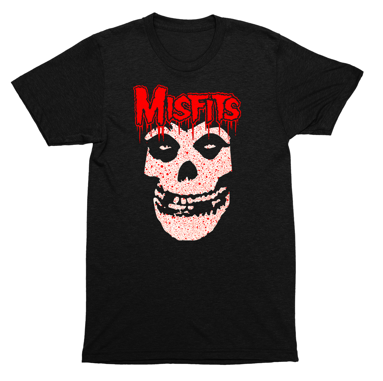 Misfits Crimson Ghost Blood Splatter Punk Rock Skull Horror Graphic SHIRT