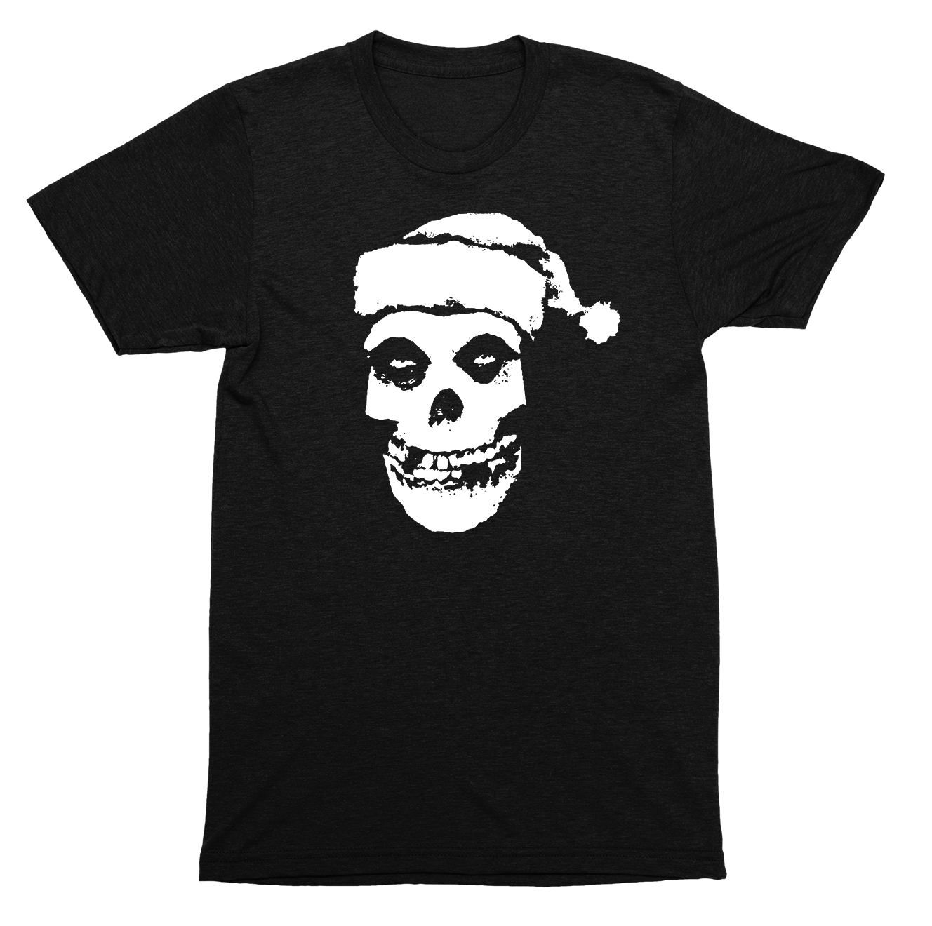 Misfits Santa Hat Crimson Ghost Punk Rock Christmas Parody Graphic SHIRT