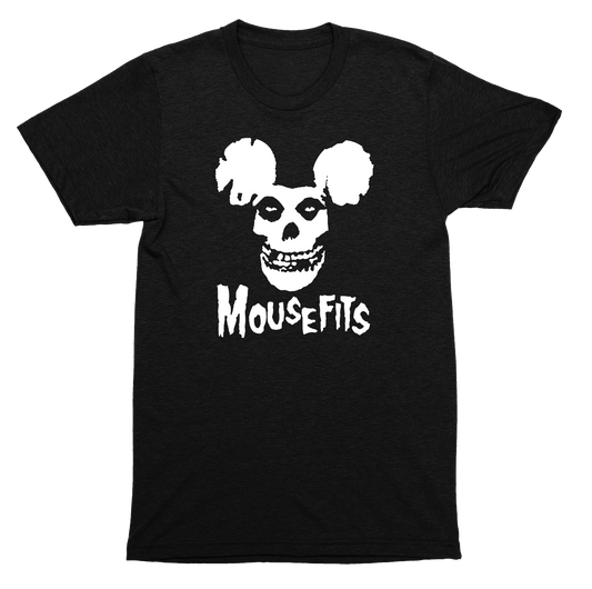 Mousefits Mickey Mouse Parody Misfits Crimson Ghost Punk Rock Graphic SHIRT