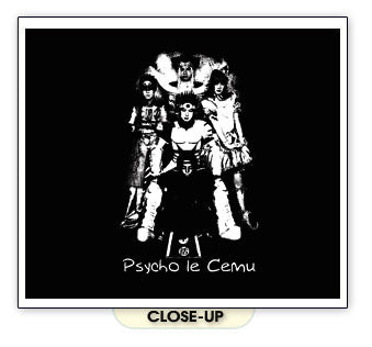 PSYCHO LE CEMU japanese visual kei rock band BW SHIRT