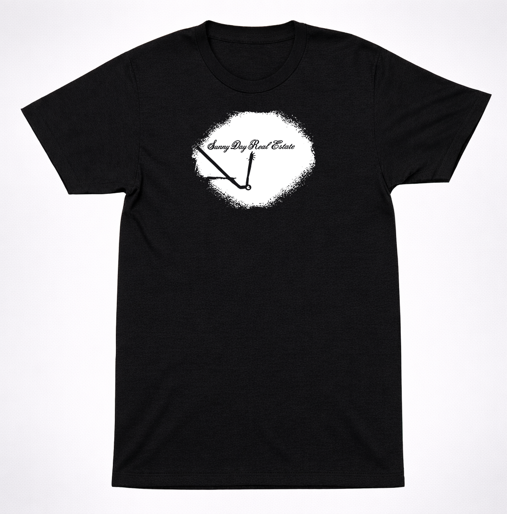 SDRE Sunny Day Real Estate Live Time Clock Emo Music Band Retro T-Shirt 1990s