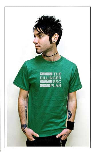 DILLINGER ESCAPE PLAN LOGO FLAG metal math hxc GW SHIRT