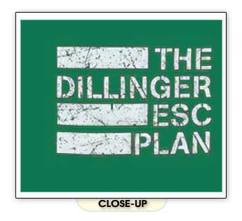 DILLINGER ESCAPE PLAN LOGO FLAG metal math hxc GW SHIRT