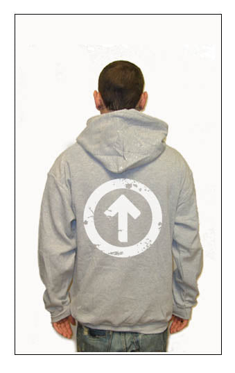 ABOVE THE INFLUENCE BACK sober alcohol drug GYW HOODIE