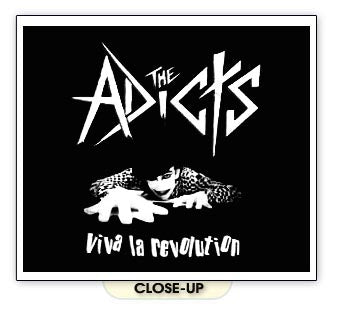 ADICTS VIVA LA REVOLUTION punk british rock band SHIRT