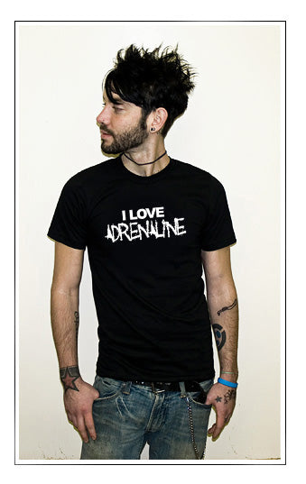 I LOVE ADRENALINE extreme sports rad xtreme cool SHIRT