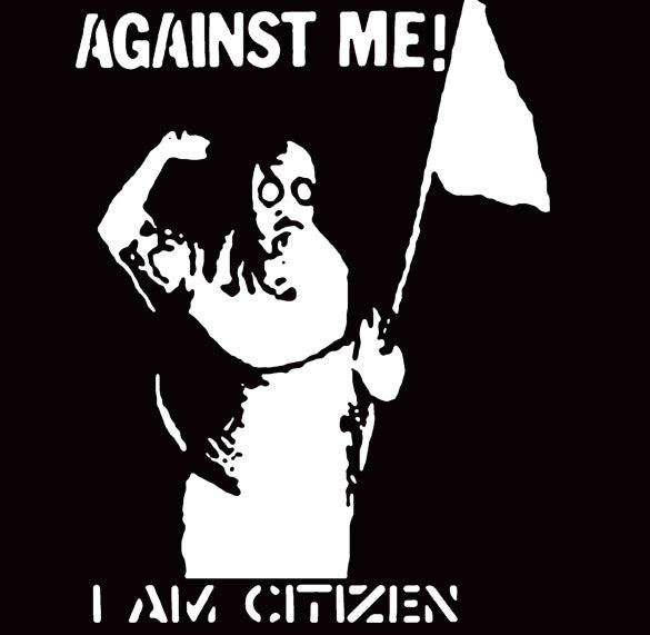 AGAINST ME I AM CITIZEN punk no idea florida BW SHIRT