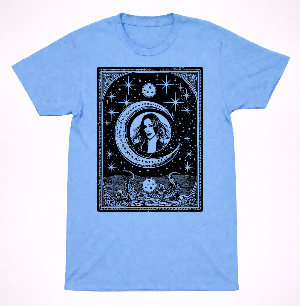 Alanis Morissette Celestial Shirt Alternative Rock 90s Icon Blue Shirt