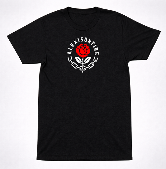 Alexisonfire Rose Logo T-Shirt Post Hardcore Screamo Band Graphic Tee