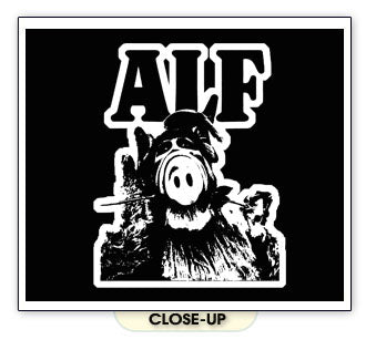 ALF tv sitcom retro alien funny vintage show BW SHIRT