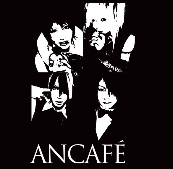 ANCAFE jrock j rock visual kei concert band BW SHIRT