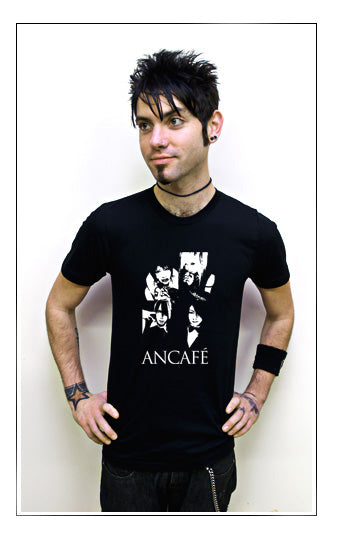 ANCAFE jrock j rock visual kei concert band BW SHIRT