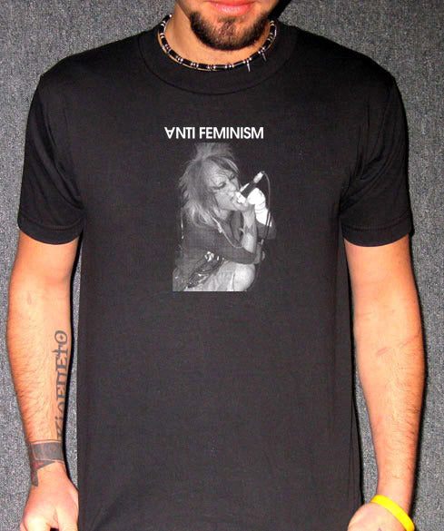 ANTI FEMINISM SINGER j rock concert japan band BW SHIRT