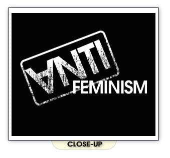 ANTI FEMINISM LOGO pop rock heavy emo goth band SHIRT