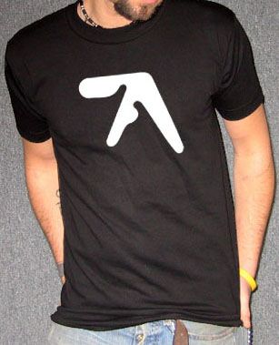 APHEX TWIN NO CIRCLE LOGO electronic techno retro SHIRT