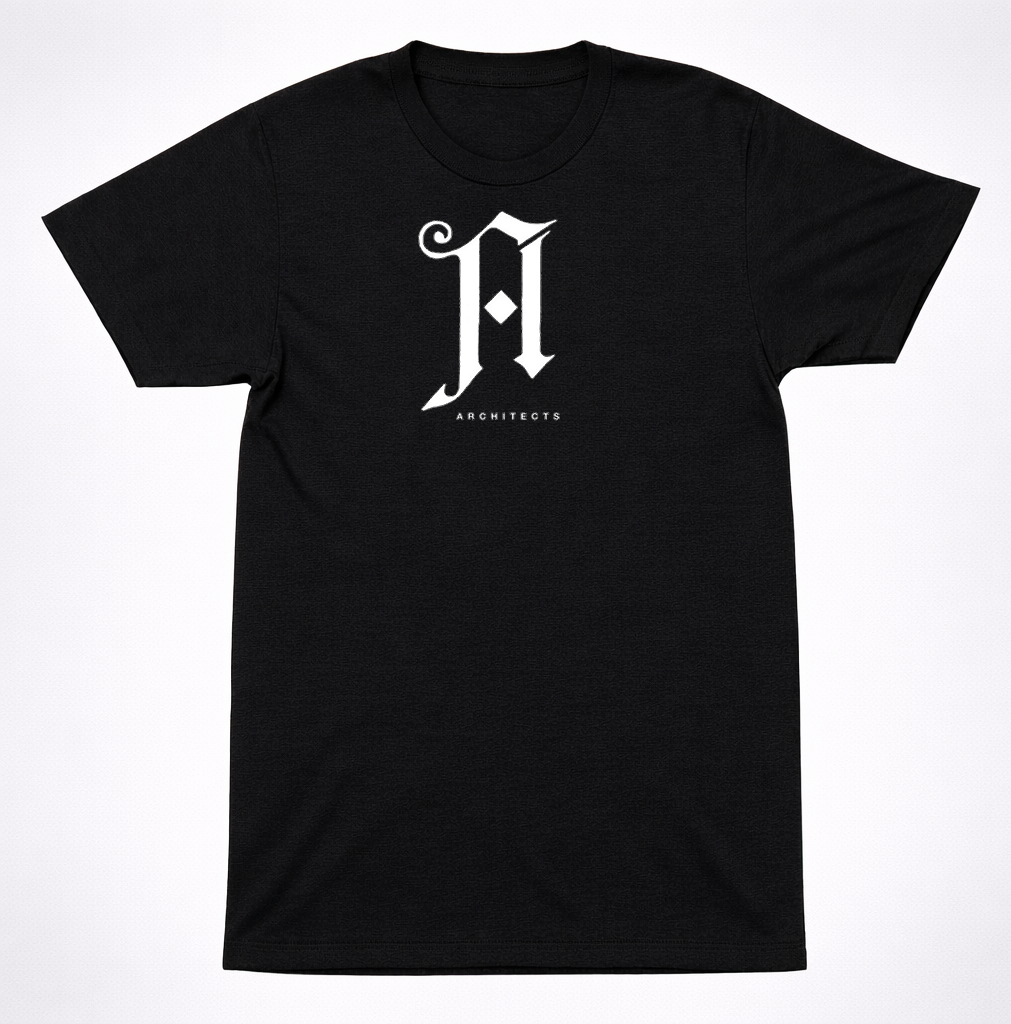 Architects Logo T Shirt | Metalcore Hardcore Band Tee | Modern Heavy Music Shirt