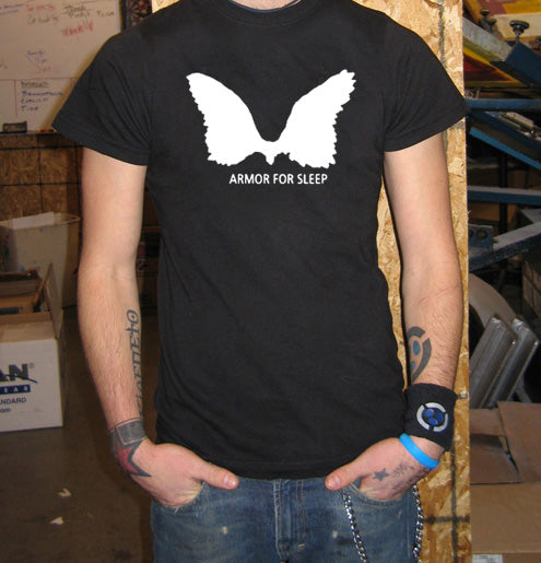 ARMOR FOR SLEEP BUTTERFLY emo rock equal vision SHIRT