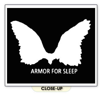 ARMOR FOR SLEEP BUTTERFLY emo rock equal vision SHIRT