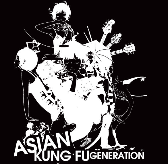 ASIAN KUNG FU GENERATION jrock japan band rock BW SHIRT