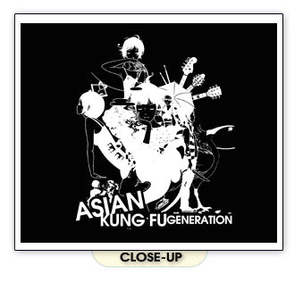 ASIAN KUNG FU GENERATION jrock japan band rock BW SHIRT