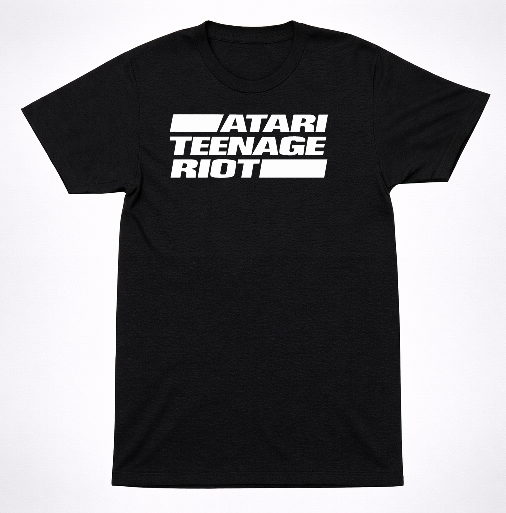 Atari Teenage Riot Logo T-Shirt Digital Hardcore Punk Electronic Tee