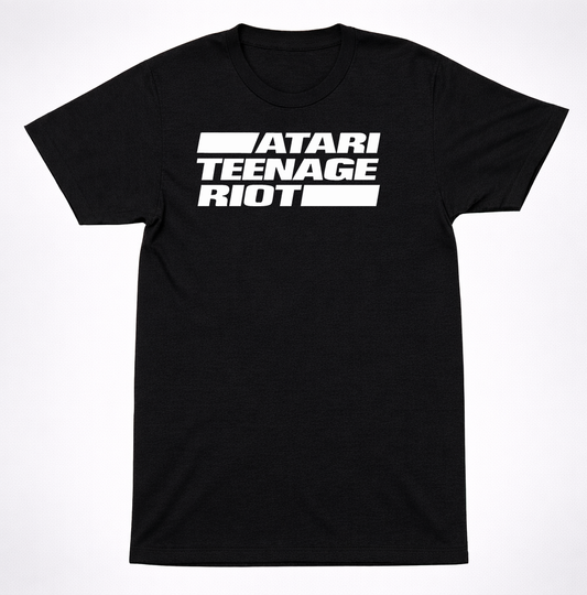 Atari Teenage Riot Throwing Star Logo T-Shirt Digital Hardcore Punk Electronic