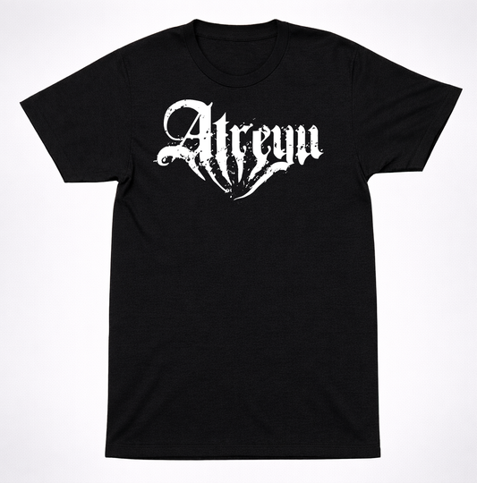 Atreyu Classic Splatter Logo Grafitti metal core T-Shirt – Metalcore Band Tee