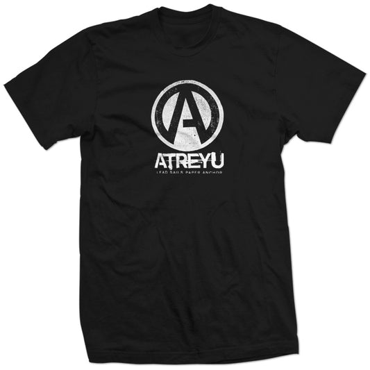 Atreyu Classic A CIRCLE LOGO rock hard core T-Shirt – Metalcore Band Tee