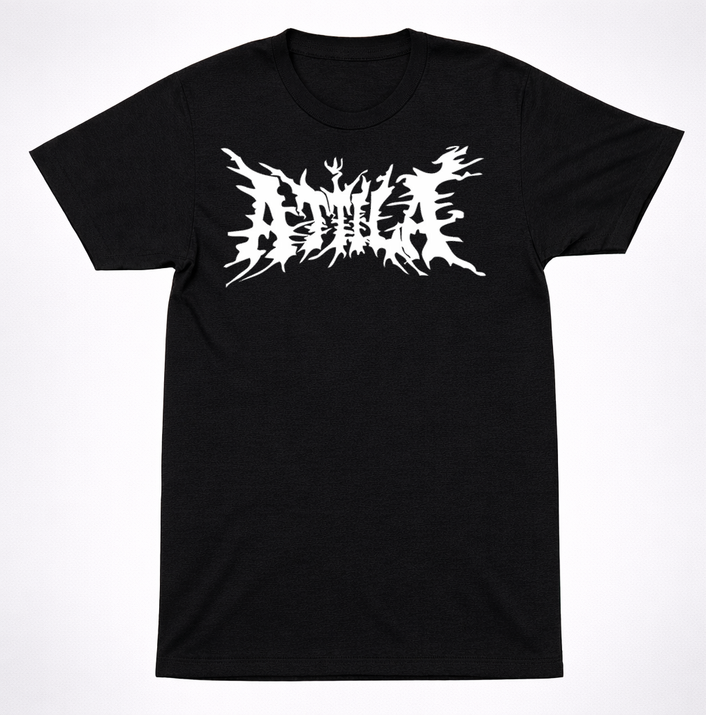 Attila Logo T Shirt | Deathcore Metal Band Tee | Heavy Music Mosh Shirt