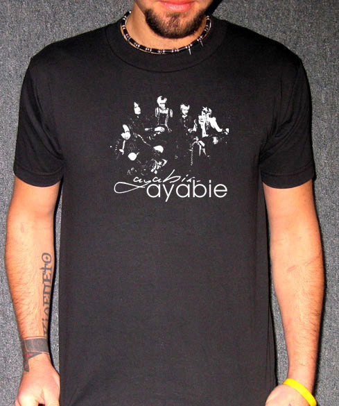 AYABIE japanese visual kei band rock japan pop BW SHIRT