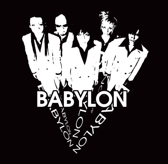 BABYLON j-rock band rock japanese visual kei BW SHIRT